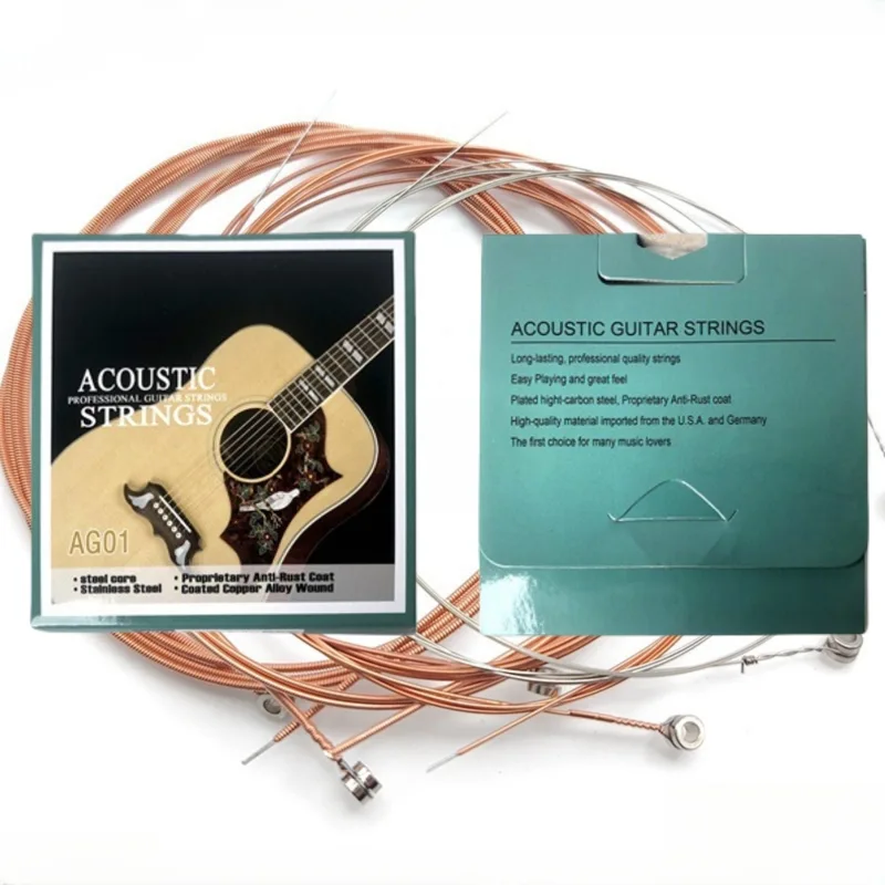 Musical Instrument Strings - مجموعة واحدة من أوتار الجيتار الصوتي