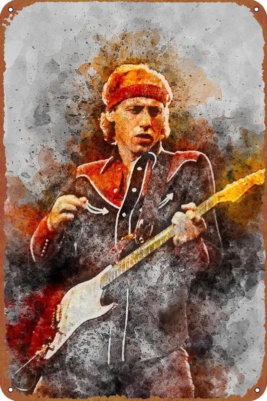 Musical Instrument Sign - ملصقات الموسيقى Mark Knopfler علامات القصدير