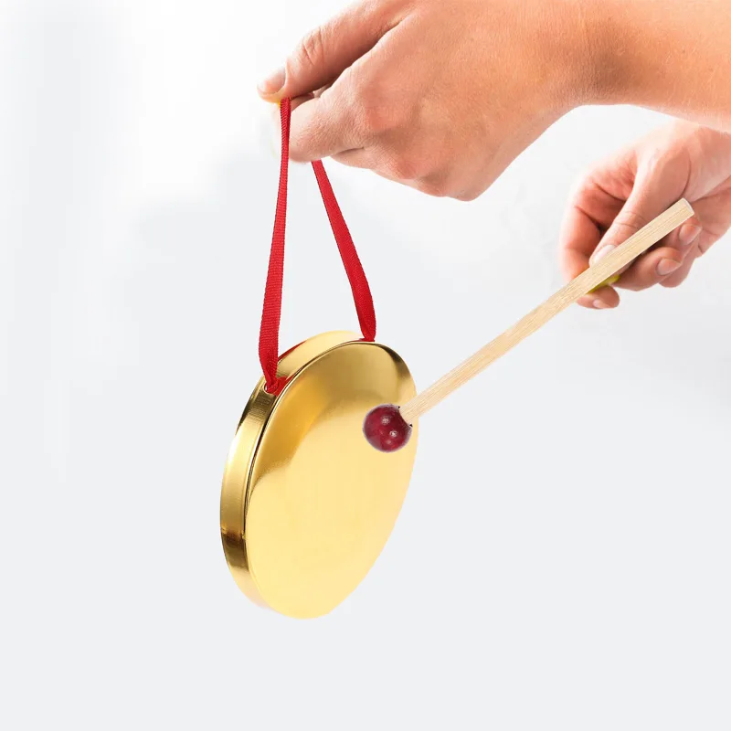 Musical Instrument Gong - طقم غونغ يدوي صغير، آلة إيقاع