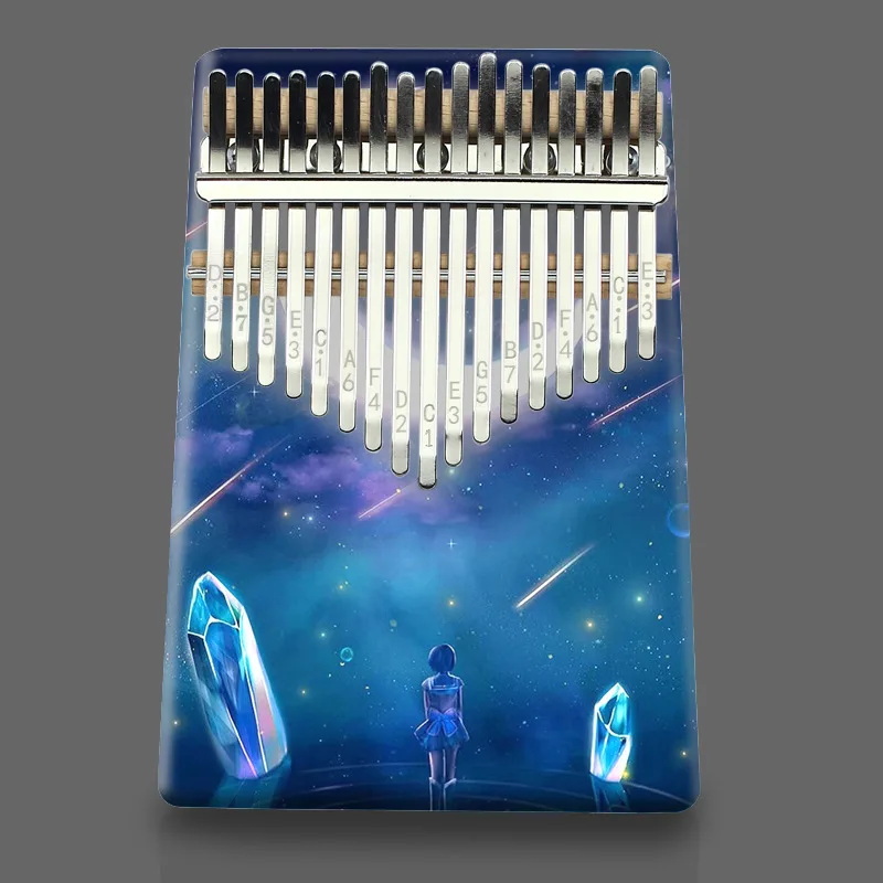 Musical Instrument Kalimba - آلة كاليمبا الموسيقية بـ 17 نغمة،