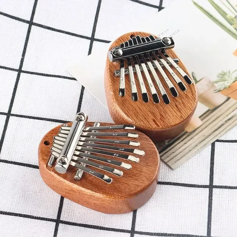 Musical Instrument Kalimba - بيانو إصبع خشبي صغير بـ 8