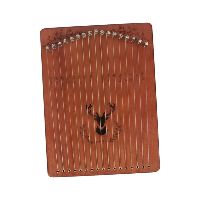 Musical Instrument Lyre - آلة موسيقية محمولة بـ 17 وترًا،