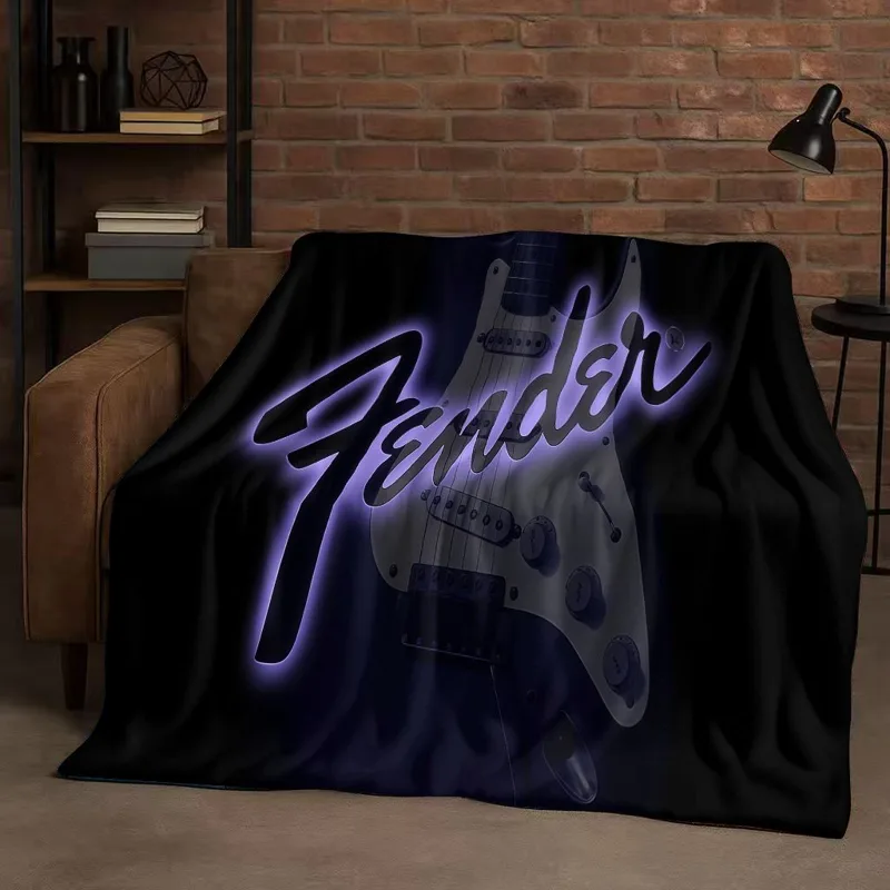 Musical Instrument Sign - بطانية فلانيل ناعمة للغاية ودافئة بتصميم