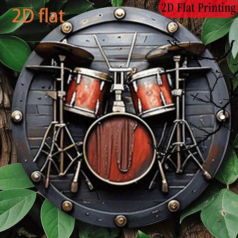 Musical Instrument Sign - 2D مسطح، 1 قطعة، 20.32 ×