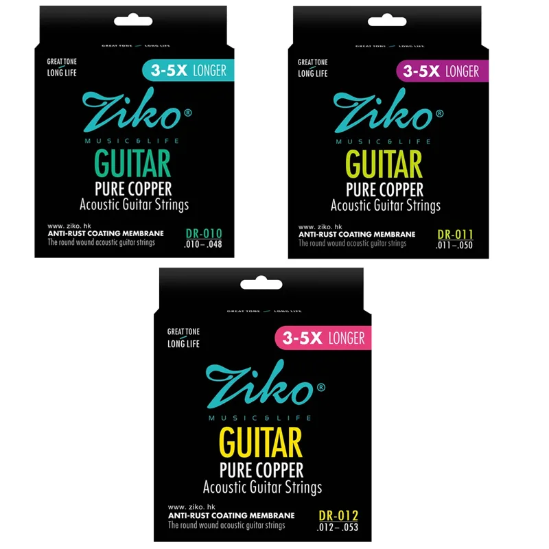 Musical Instrument Strings - زيكو-أوتار جيتار صوتي ، إكسسوارات جيتار