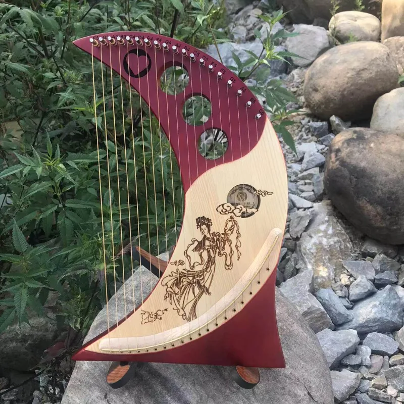 آلة القيثارة الخشبية التقليدية - مراجعة Musical Instrument Lyre وسعره