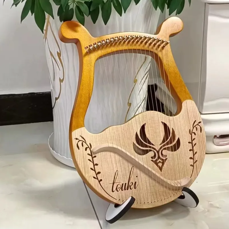 آلة القيثارة الخشبية التقليدية - مراجعة Musical Instrument Lyre وسعره