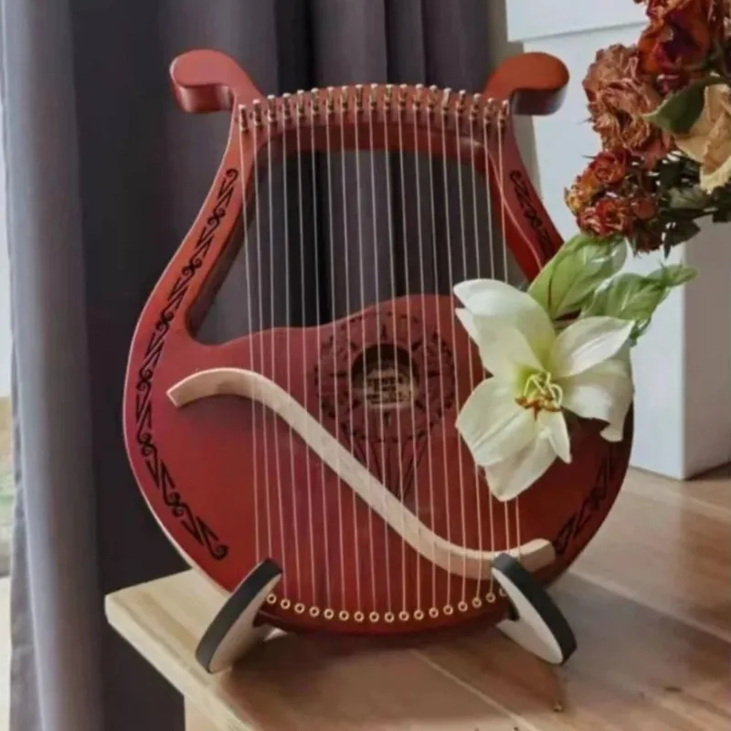 آلة القيثارة الخشبية التقليدية - مراجعة Musical Instrument Lyre وسعره