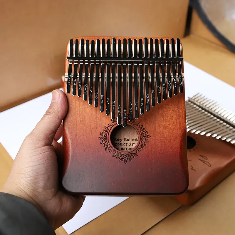 الخشب الصلب كاليمبا 21 مفتاح ا - مراجعة Musical Instrument Kalimba وسعره