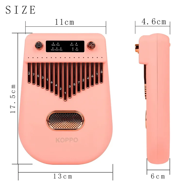 آلة كاليمبا كهربائية بـ 17 مفت - مراجعة Musical Instrument Kalimba وسعره