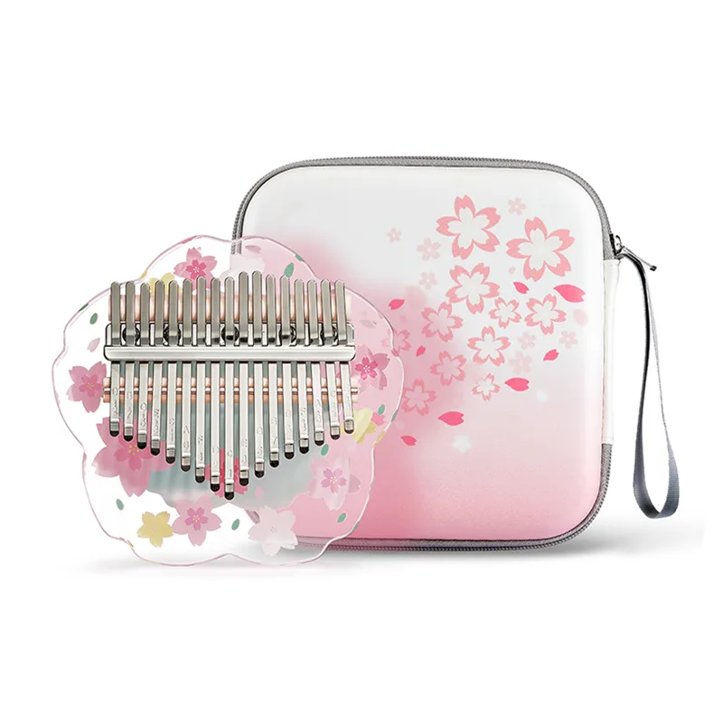 Hluru-Kalimba واضح مع حقيبة وح - مراجعة Musical Instrument Kalimba وسعره