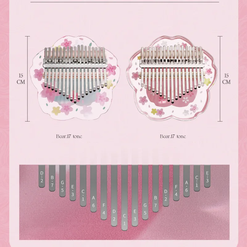 Hluru-Kalimba واضح مع حقيبة وح - مراجعة Musical Instrument Kalimba وسعره