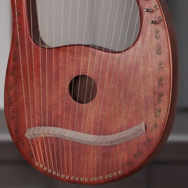 آلة هارب صندوقية بـ 19 وترًا،  - مراجعة Musical Instrument Lyre وسعره