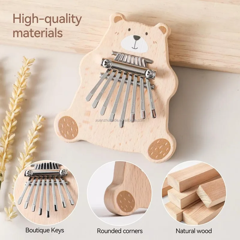 آلة كاليمبا صغيرة محمولة بـ 8  - مراجعة Musical Instrument Kalimba وسعره