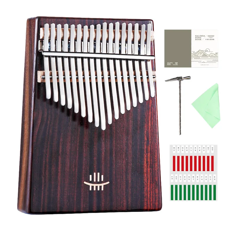 Hluru-بيانو إبهام خشبي صلب بال - مراجعة Musical Instrument Kalimba وسعره