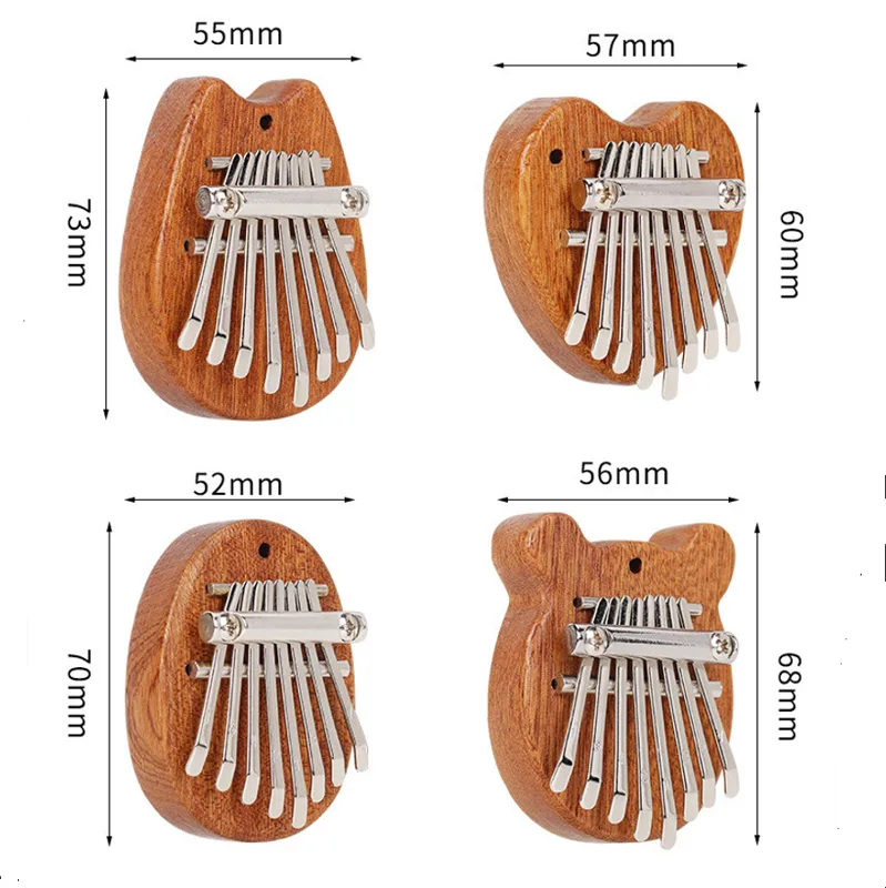 8 مفاتيح بيانو خشبي صغير كاليم - مراجعة Musical Instrument Kalimba وسعره