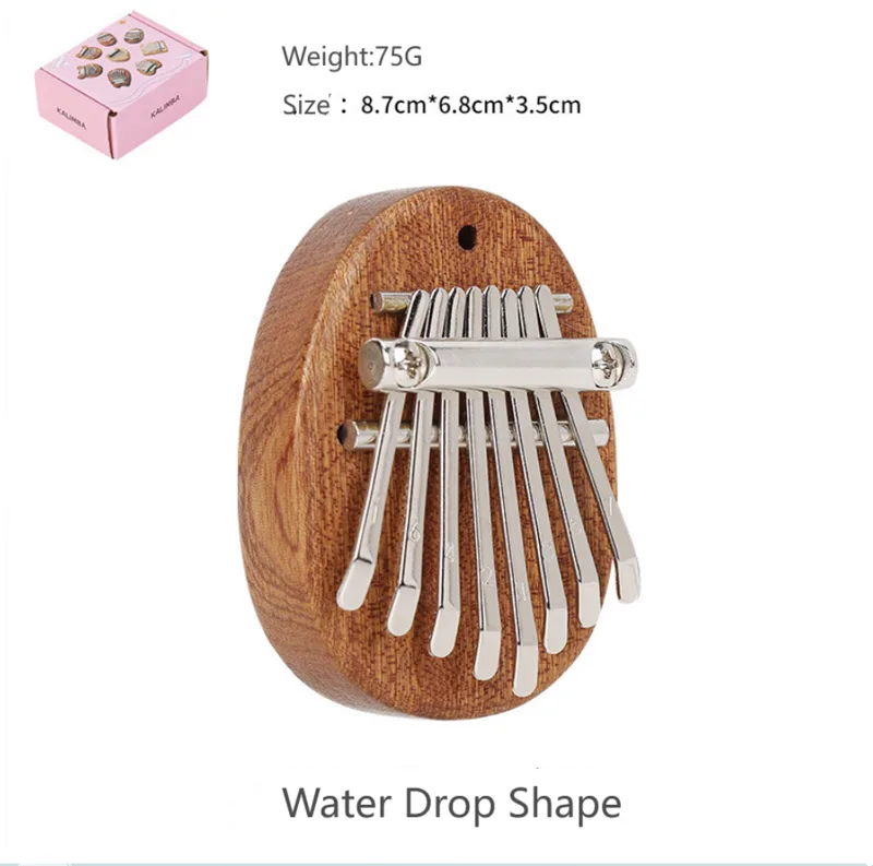 8 مفاتيح بيانو خشبي صغير كاليم - مراجعة Musical Instrument Kalimba وسعره