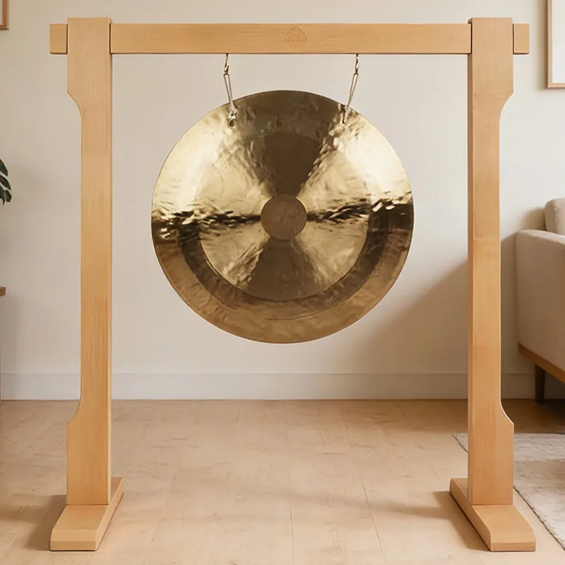 حامل جونغ خشبي صلب مقوى، مصنوع - مراجعة Musical Instrument Gong وسعره