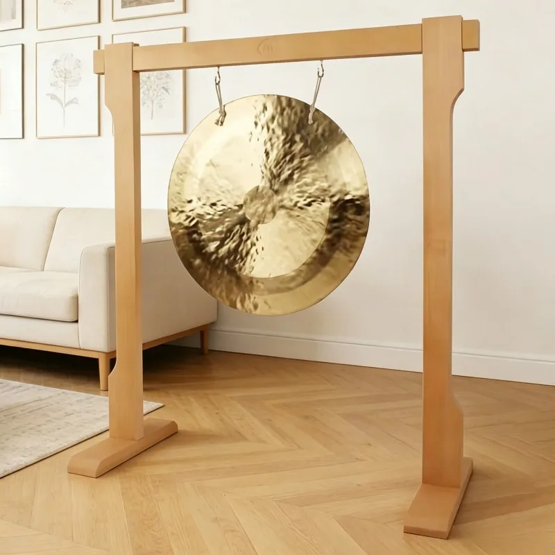 حامل جونغ خشبي صلب مقوى، مصنوع - مراجعة Musical Instrument Gong وسعره