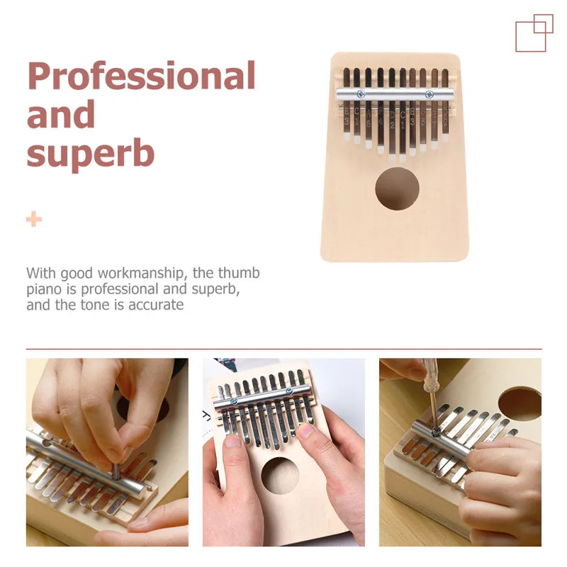 مجموعة واحدة من البيانو الإصبع - مراجعة Musical Instrument Kalimba وسعره