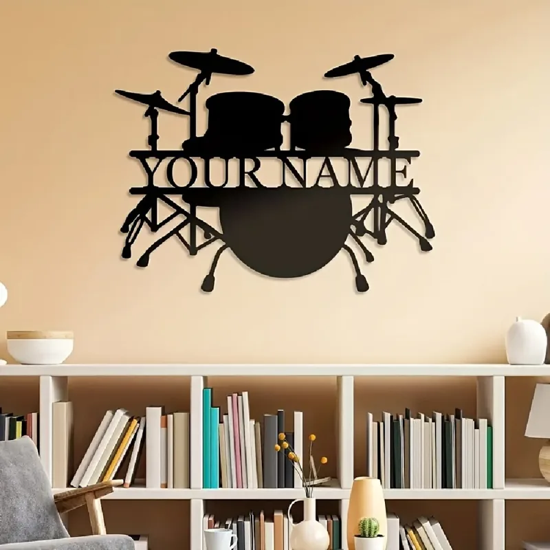 لوحة جدارية معدنية مخصصة على ش - مراجعة Musical Instrument With Name وسعره