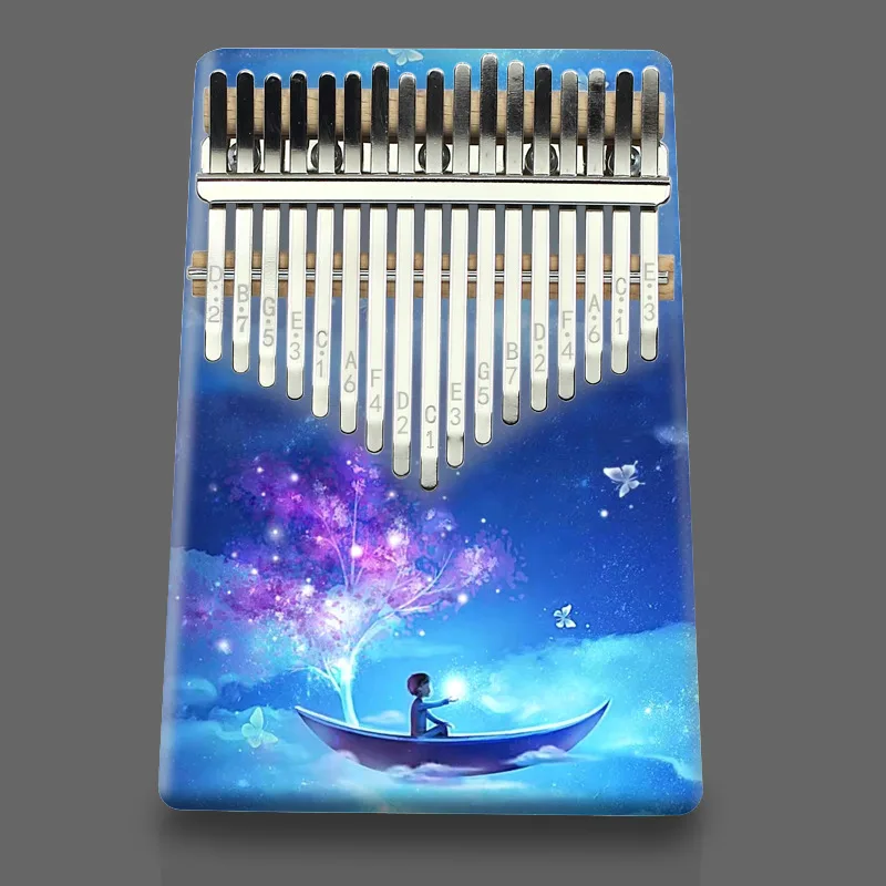 آلة كاليمبا الموسيقية بـ 17 نغ - مراجعة Musical Instrument Kalimba وسعره