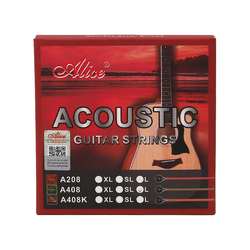 أليس A408 مجموعة كاملة الغيتار - مراجعة Musical Instrument Strings وسعره