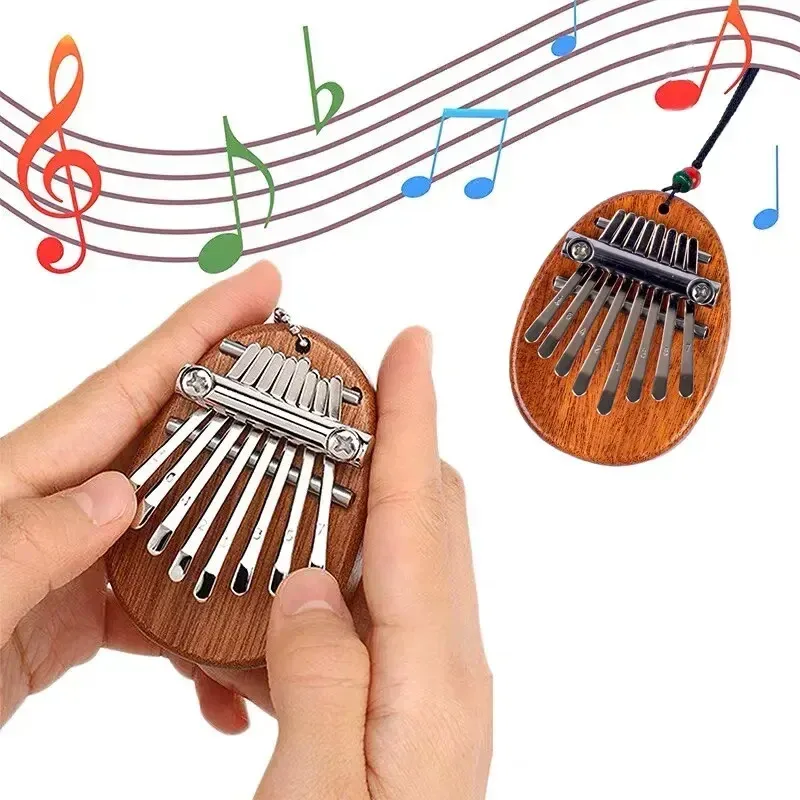 بيانو إصبع خشبي صغير بـ 8 نغما - مراجعة Musical Instrument Kalimba وسعره