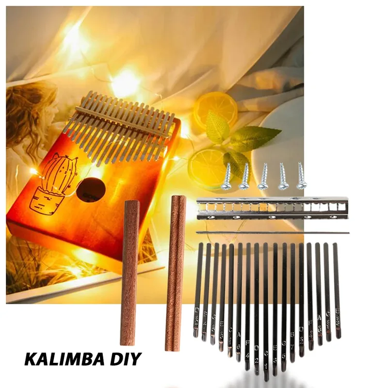 لتقوم بها بنفسك 17 لهجة كاليمب - مراجعة Musical Instrument Kalimba وسعره