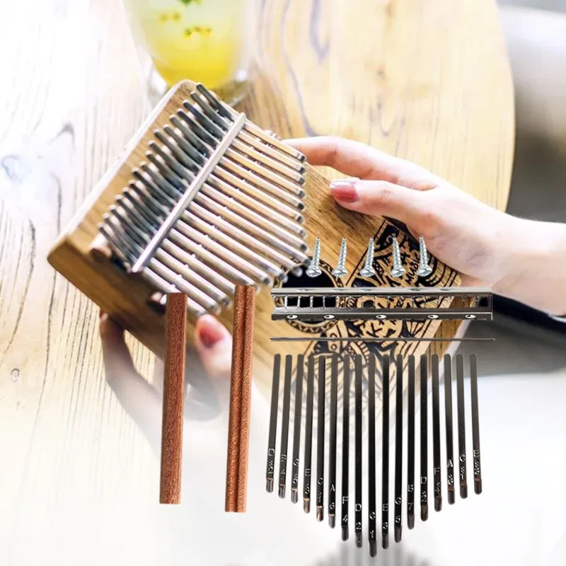 لتقوم بها بنفسك 17 لهجة كاليمب - مراجعة Musical Instrument Kalimba وسعره