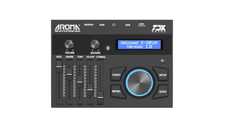 طقم طبول إلكتروني من AROMA TDX - مراجعة Musical Instrument Manufacturers وسعره