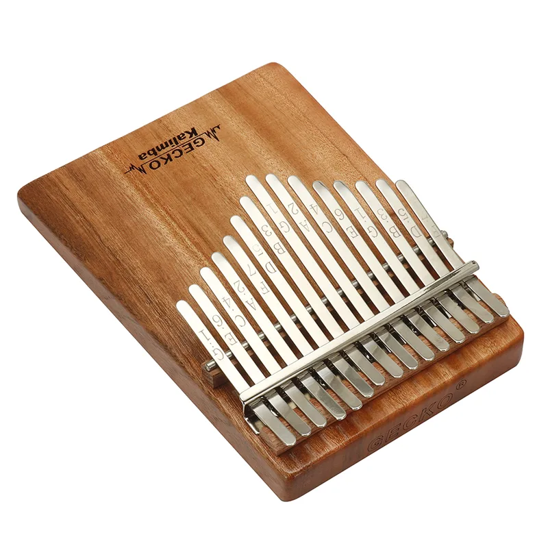 GECKO 15 مفتاح كاليمبا G لهجة  - مراجعة Musical Instrument Kalimba وسعره