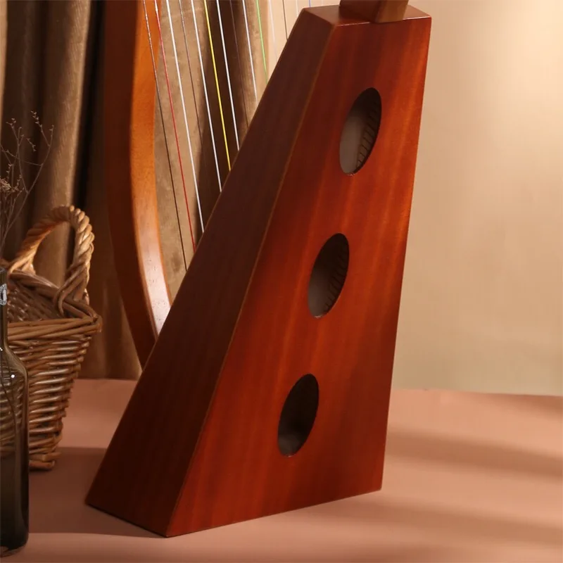 15 19 سلسلة صغيرة القيثارة قيث - مراجعة Musical Instrument Lyre وسعره