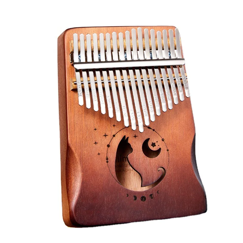 17 مفتاح كاليمبا متدرج اللون ت - مراجعة Musical Instrument Kalimba وسعره