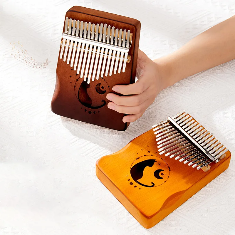 17 مفتاح كاليمبا متدرج اللون ت - مراجعة Musical Instrument Kalimba وسعره