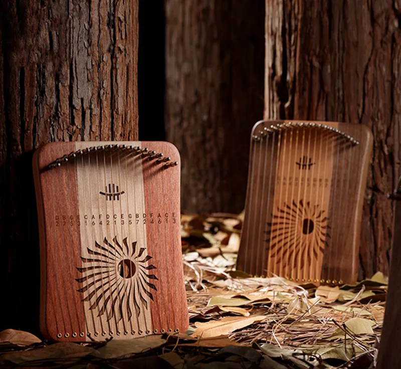 آلة كاليمبا خشبية إبداعية بـ 3 - مراجعة Musical Instrument Lyre وسعره