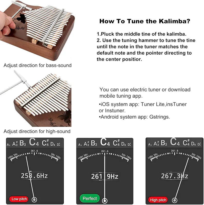 آلة كاليمبا الموسيقية بـ 21 مف - مراجعة Musical Instrument Kalimba وسعره