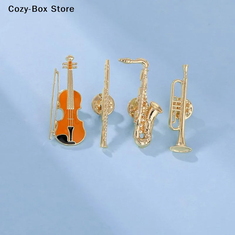 [قطعة واحدة] دبوس زينة على شكل - مراجعة Musical Instrument Saxophone وسعره