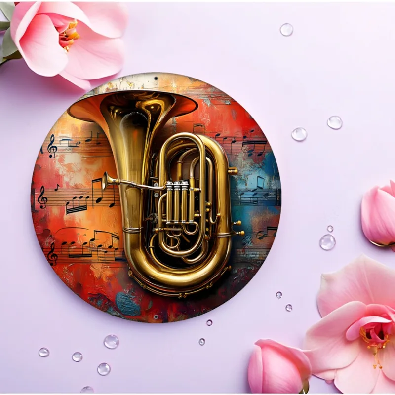 لافتة معدنية - لوحة جدارية معد - مراجعة Musical Instrument Sign وسعره